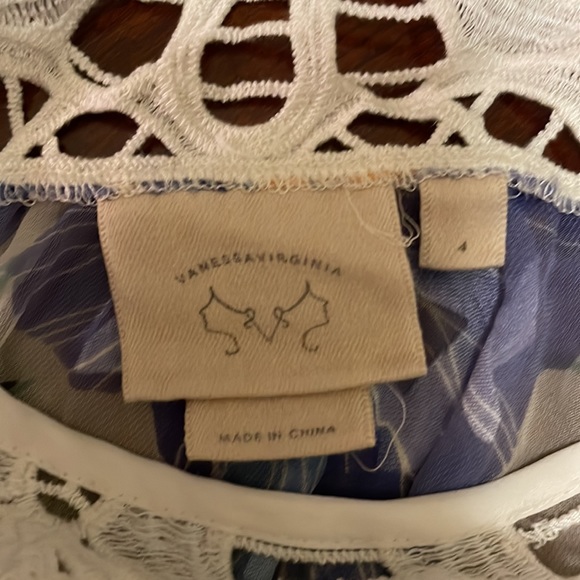 Anthropologie lace blouse- by VanessaVirginia size 4 - Picture 2 of 3